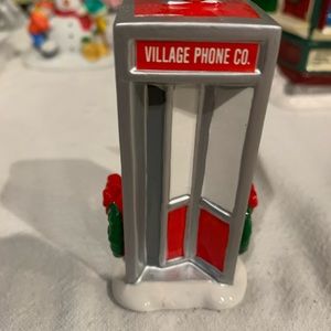 Snow Village - Village Phone Booth (In original box)